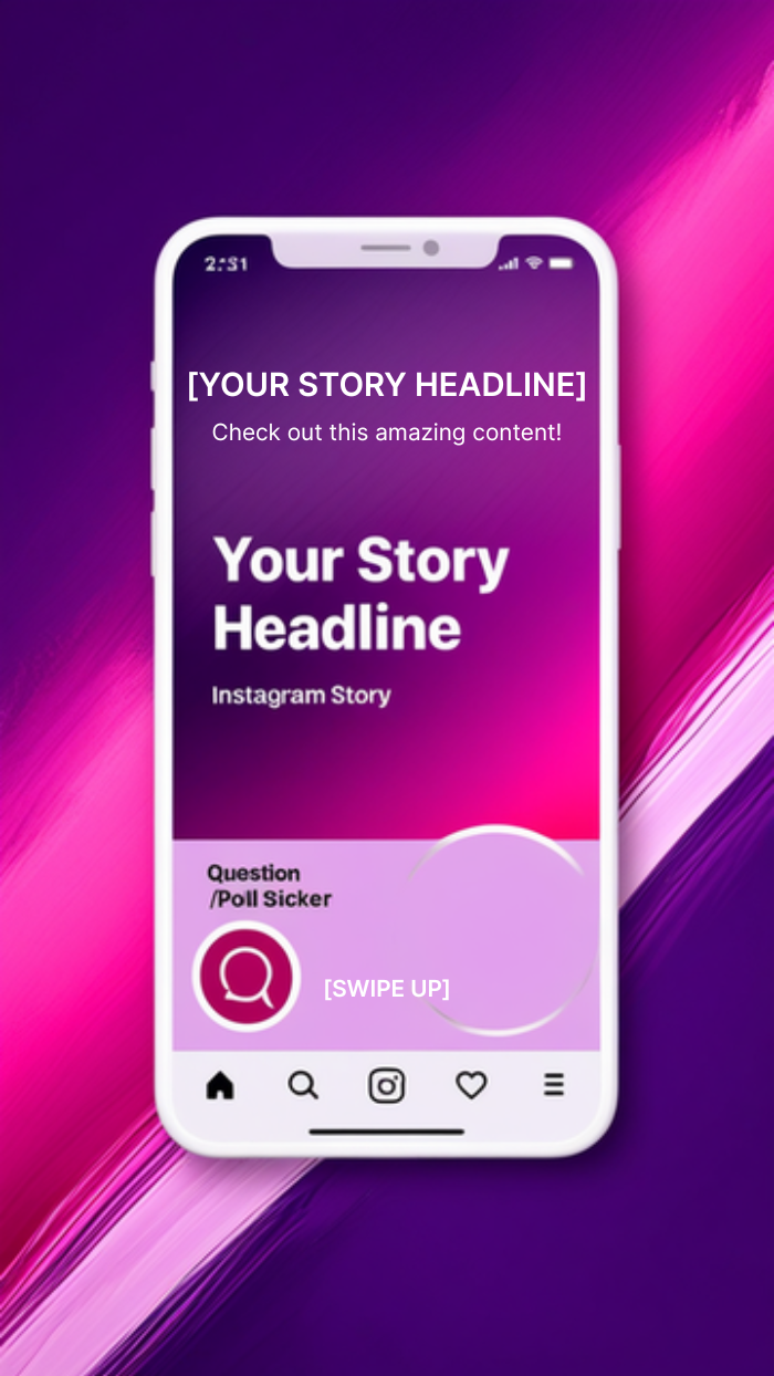 Instagram Story Templates — Editable Canva Template (30 stories · 1080×1920) Notion Template